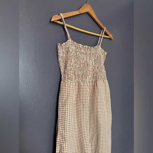 HOUSE OF HARLOW 1960 Gingham Wide Leg Sleeveless Jumpsuit NWT Size Medium - Picture 2 of 8